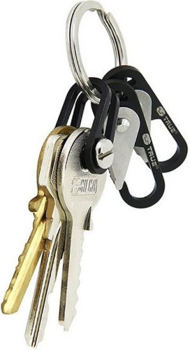 Μπρελόκ ασφαλείας κλειδιών με 2 γάντζους ασφαλείας